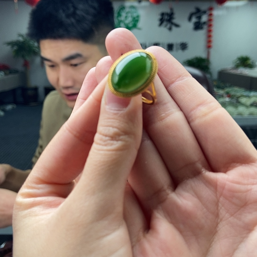 和田玉颜色多样性发拍一发一银S925镶嵌