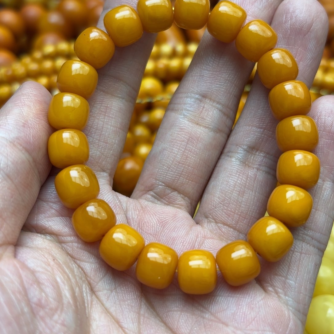 琥珀手链未镶嵌蜜蜡