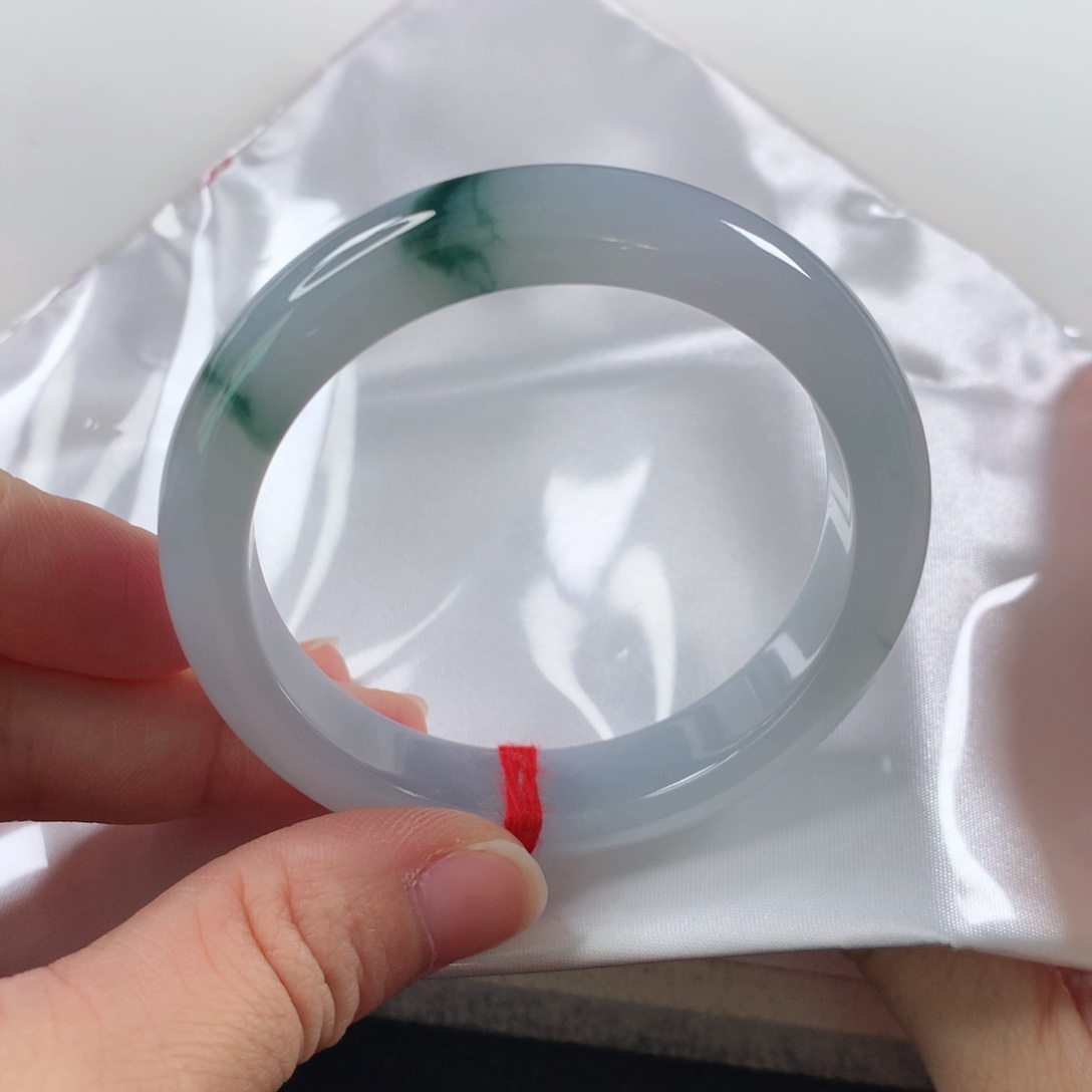 未镶嵌手镯翡翠高货瑕疵漏漏镯222