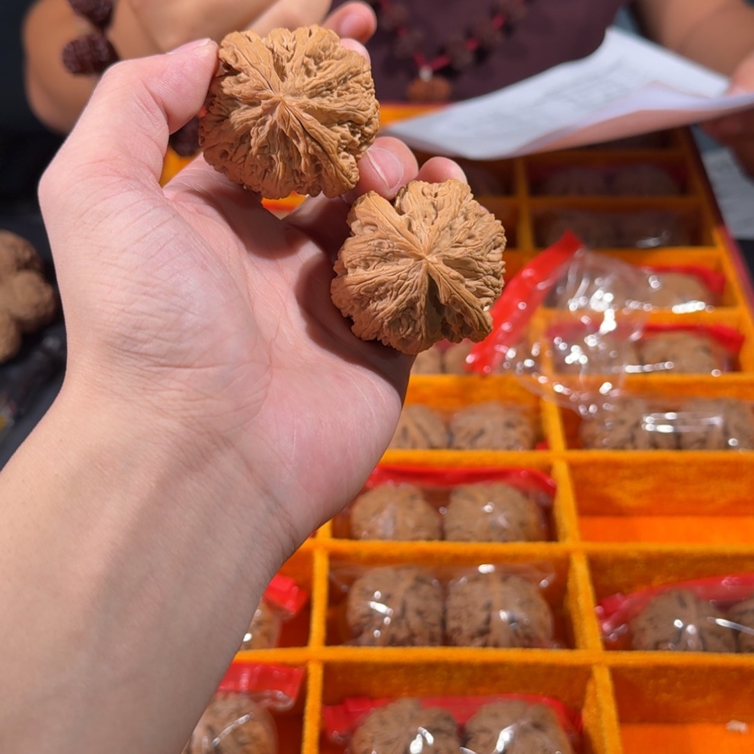 文玩核桃把件242号47mm大粗筋