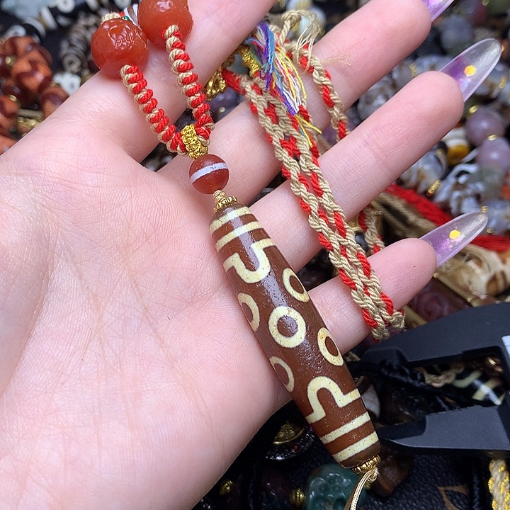 玛瑙/玉髓未镶嵌发一条