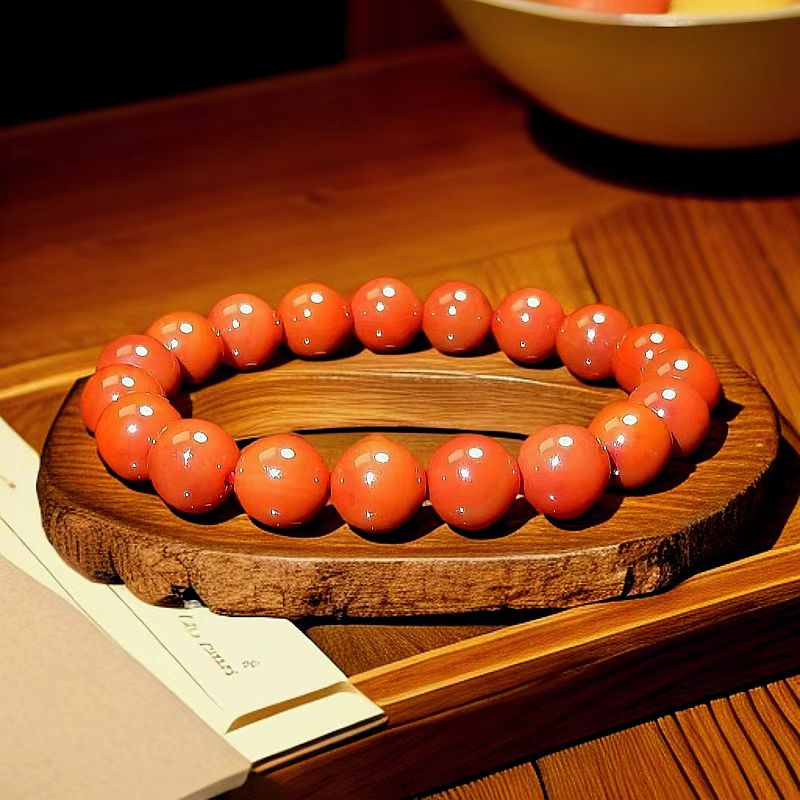 瓦西南红圆珠手串-多样性发其一