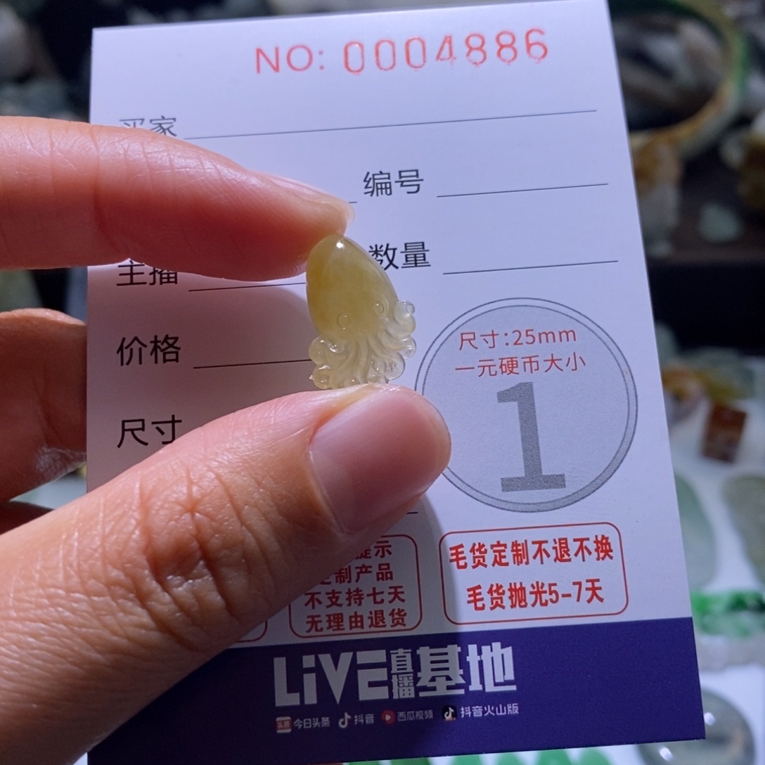 y***y定制翡翠未镶嵌毛货