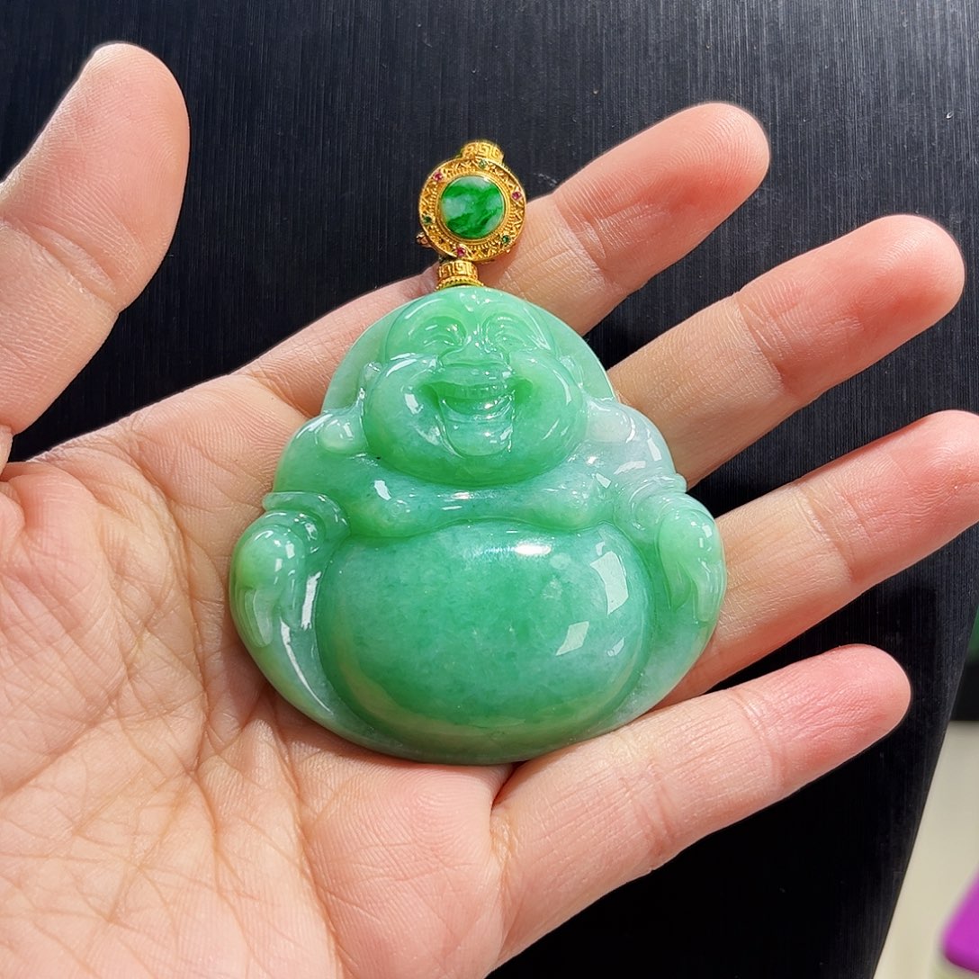 【闪购商品】翡翠吊坠(赠链)未镶嵌 佛公