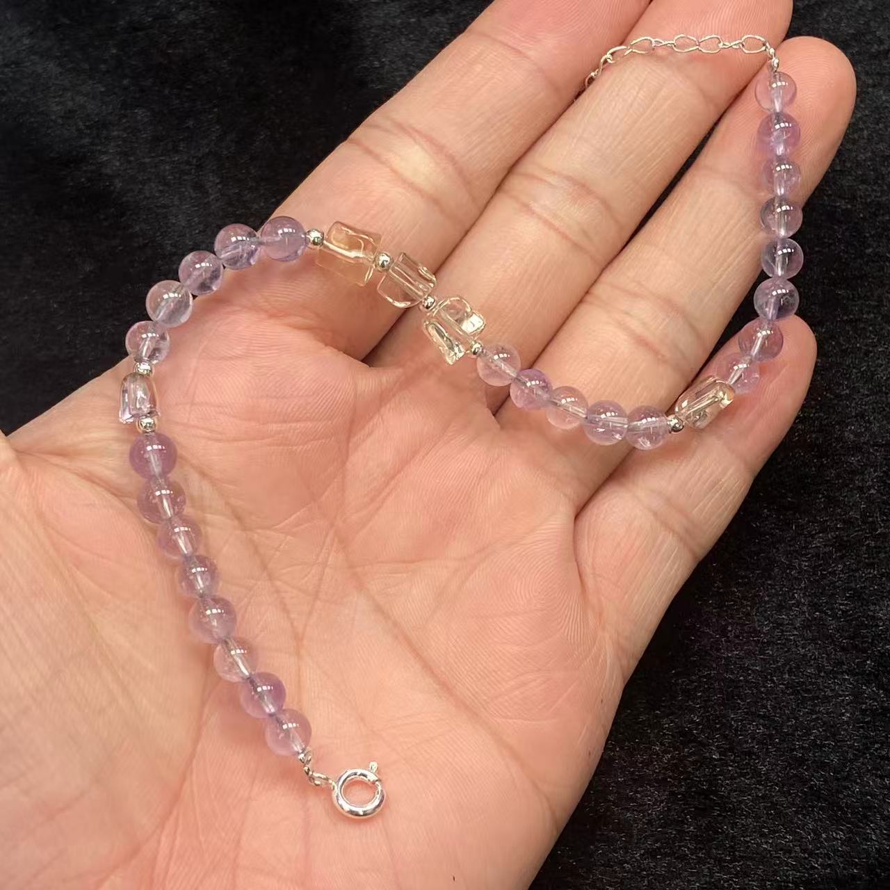 【星浩好物】紫水晶手链QT01L713【多样性发一件】5mm+