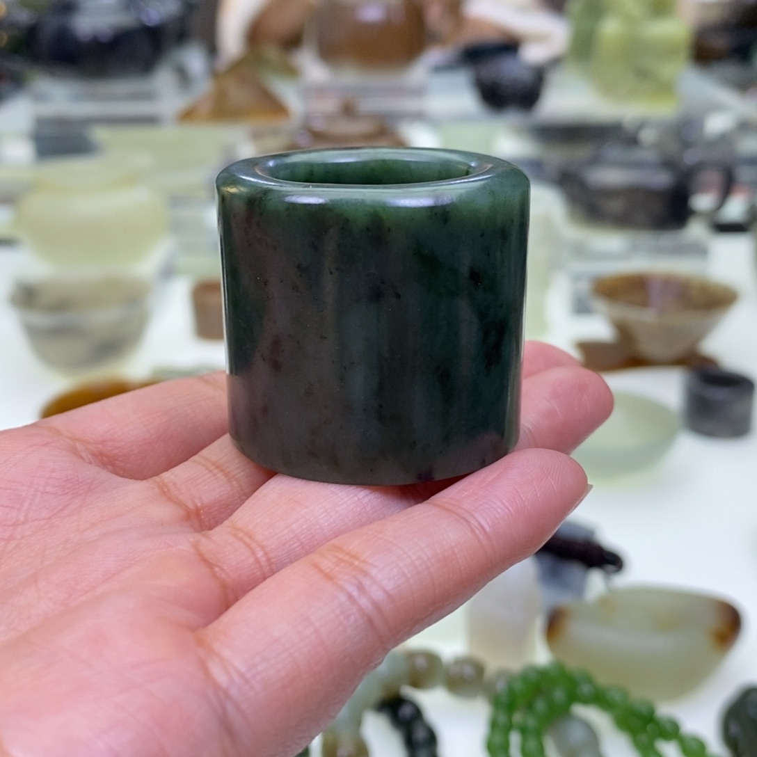 和田玉扳指未镶嵌