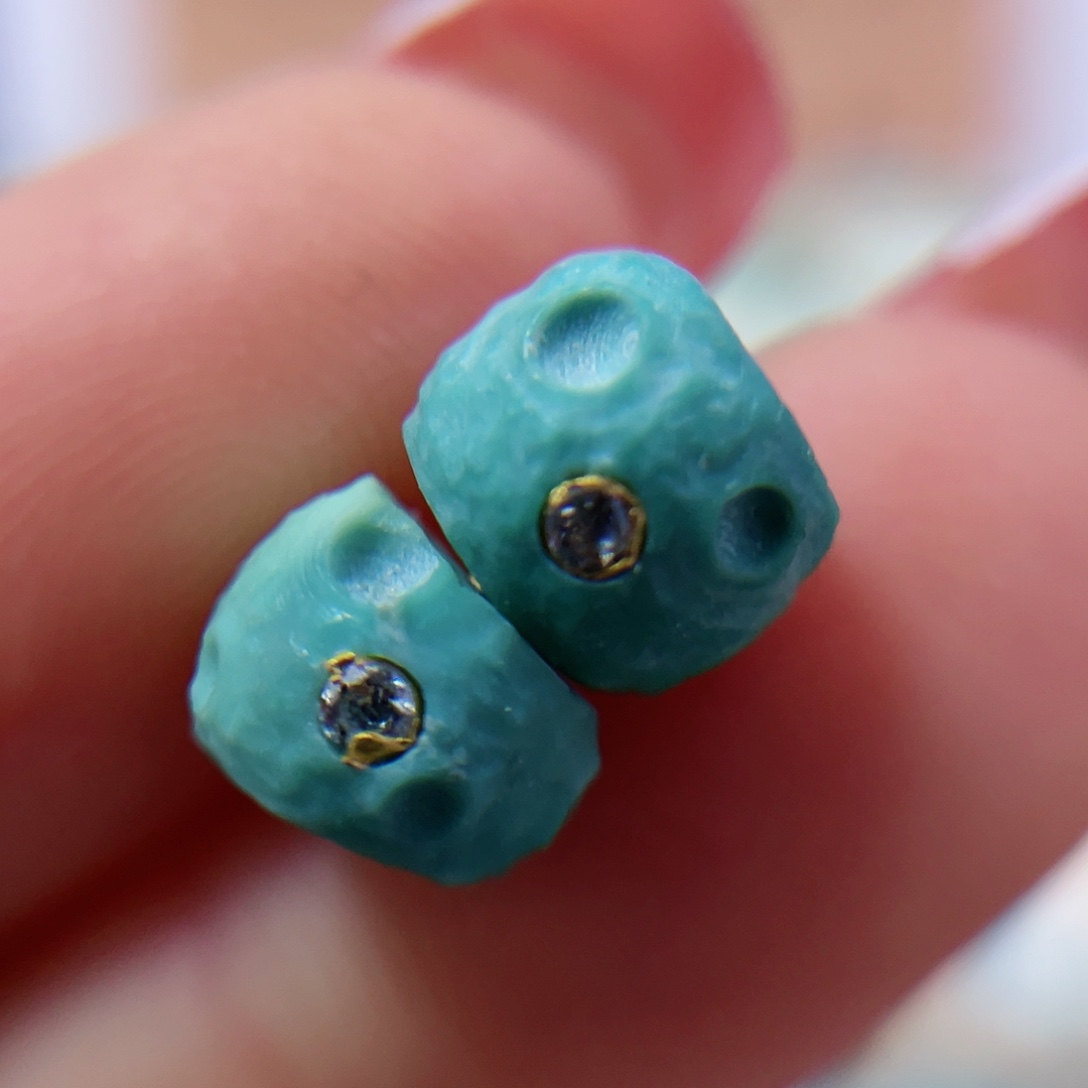 绿松石珠宝奇石未镶嵌