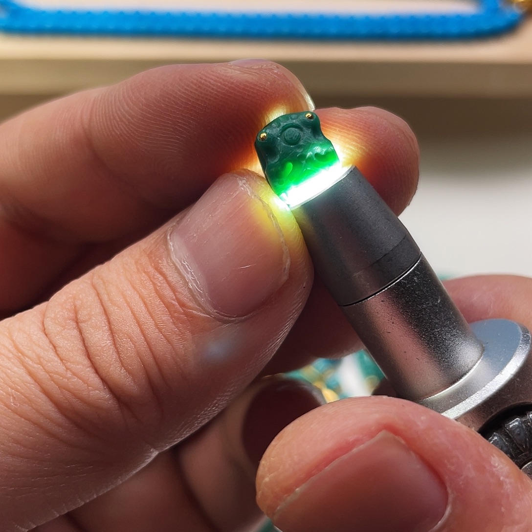 绿松石未镶嵌阿呆地狱色卡7.6