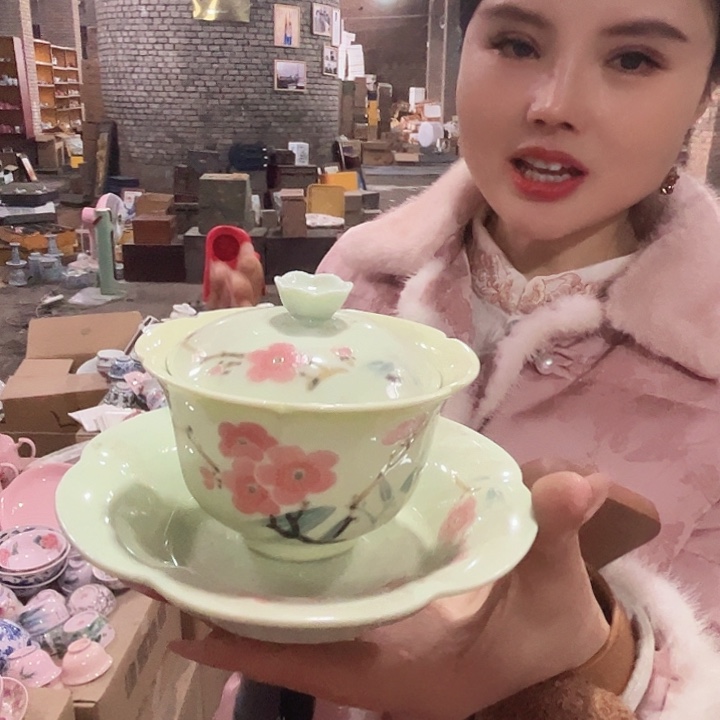 其他陶景德镇高温瓷三才