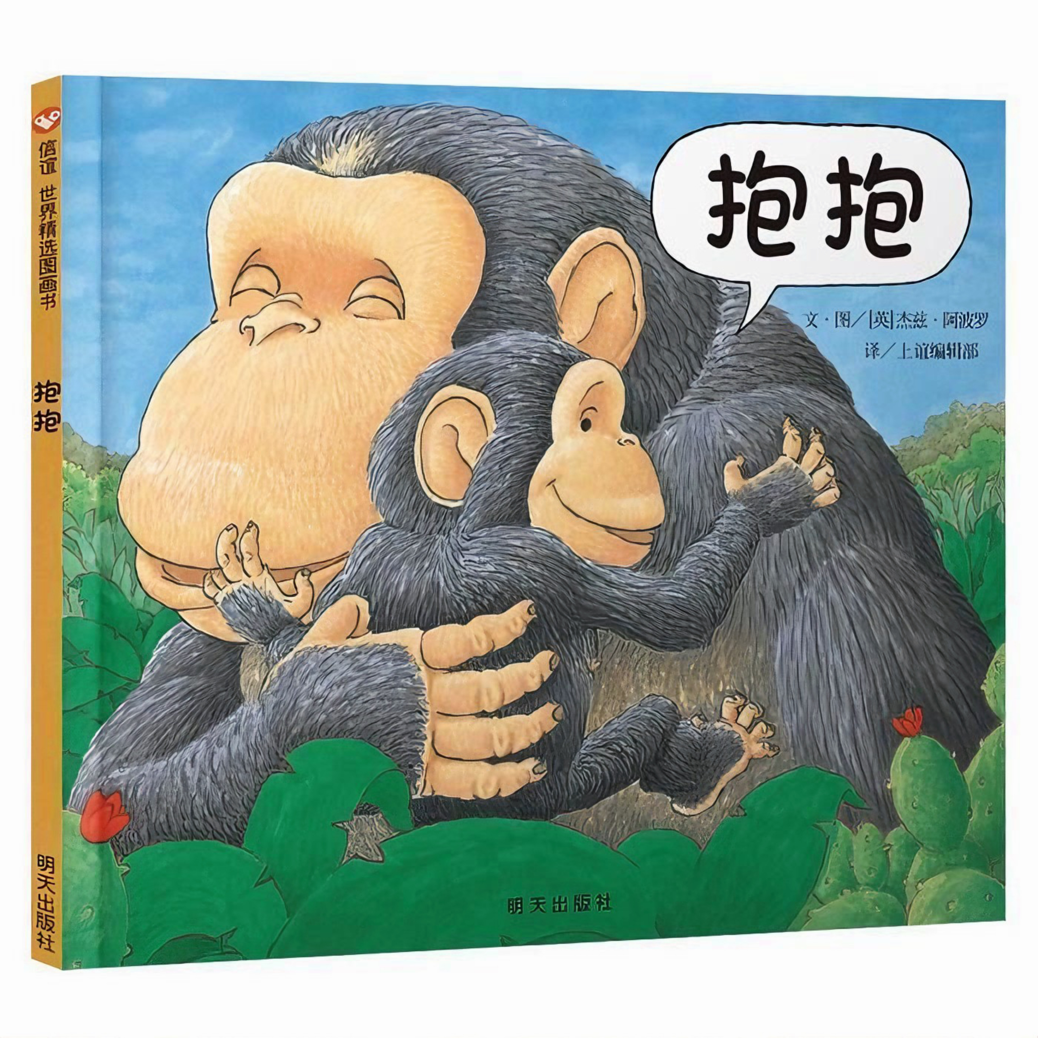 抱抱 精装硬壳版绘本 幼儿亲子早教认知情商启蒙绘本故事书