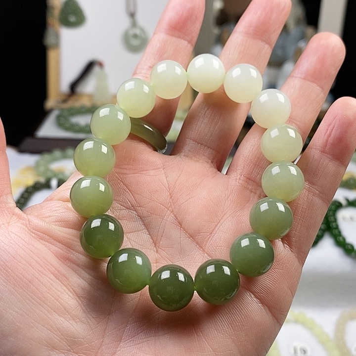 和田玉手串未镶嵌12mm