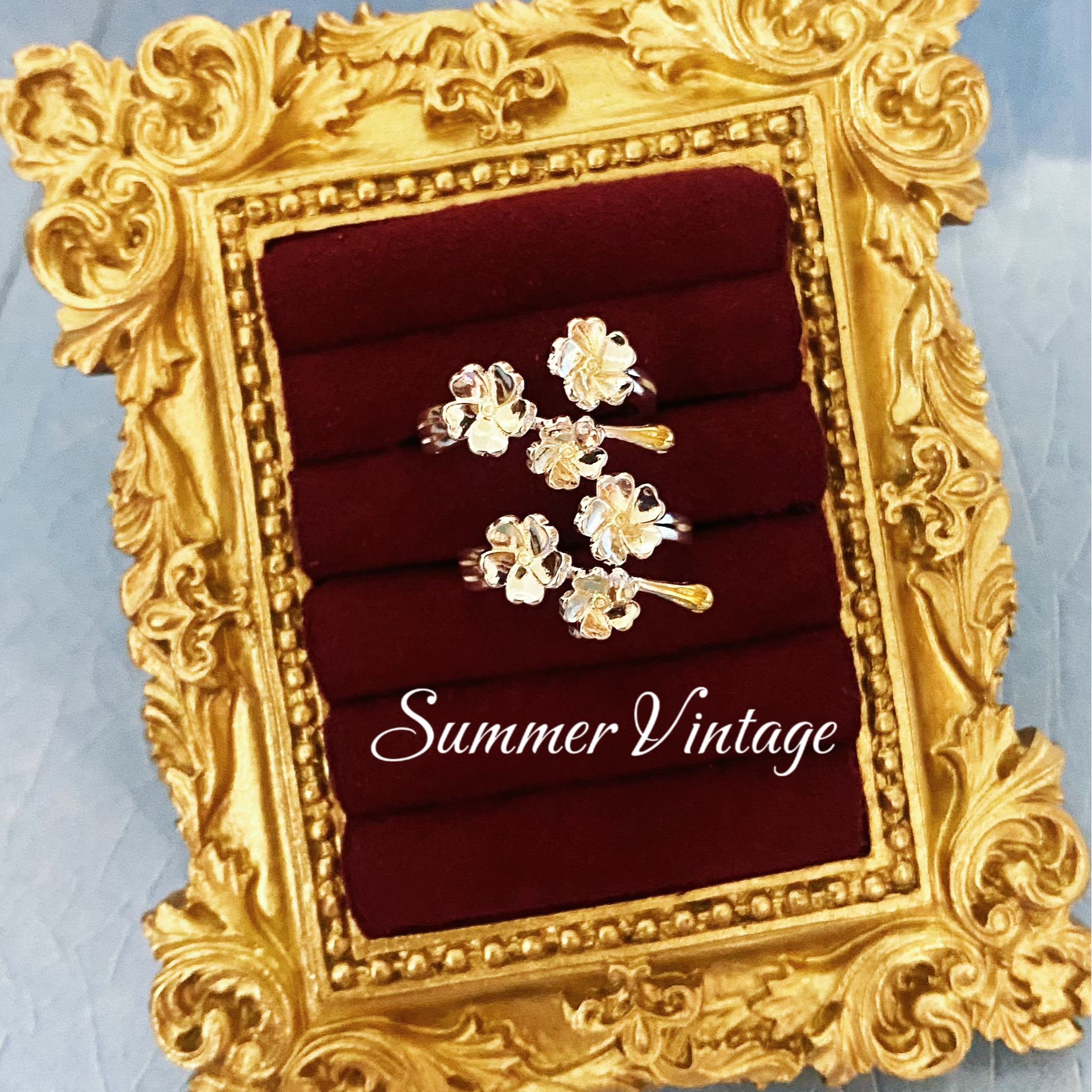 铜合金戒指 百搭复古瑞丽经典时尚花花指环