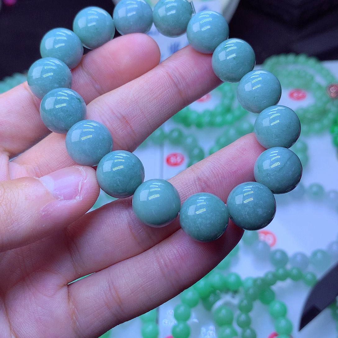 翡翠毛衣链未镶嵌卡13