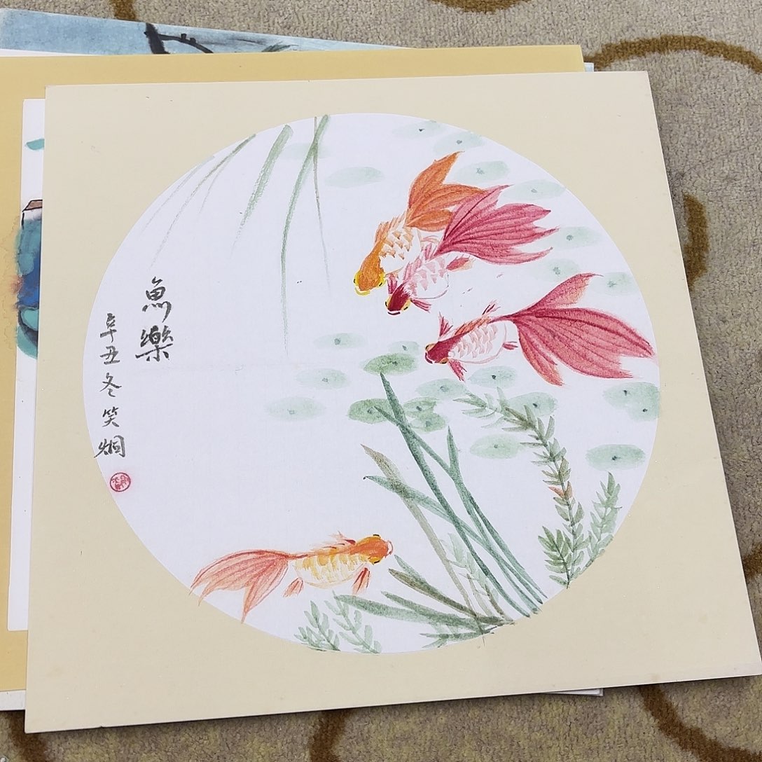 国画38–38卡纸作品童