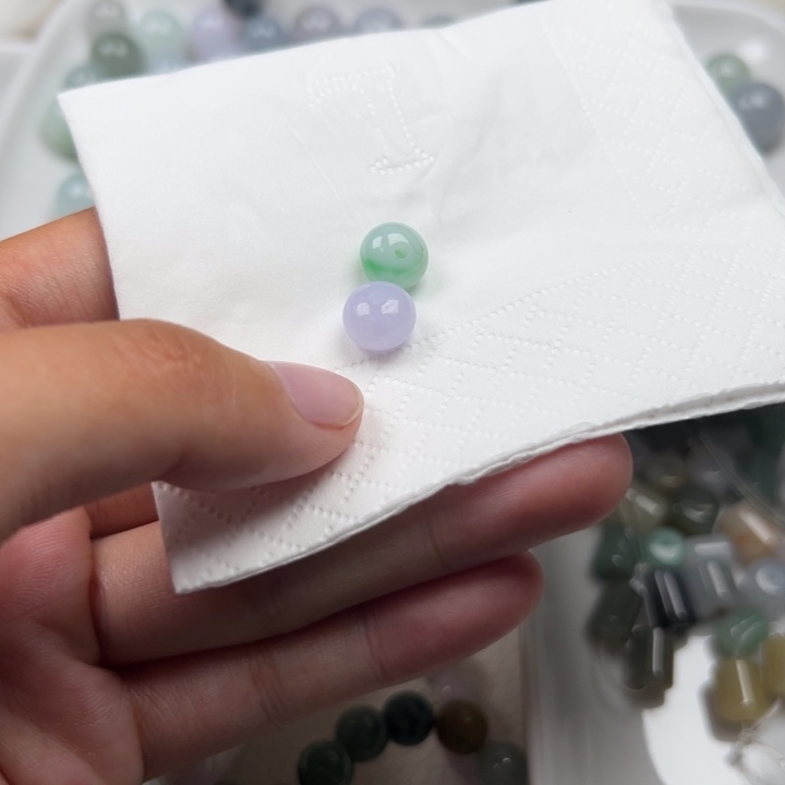 翡翠散珠卡8冰古珠