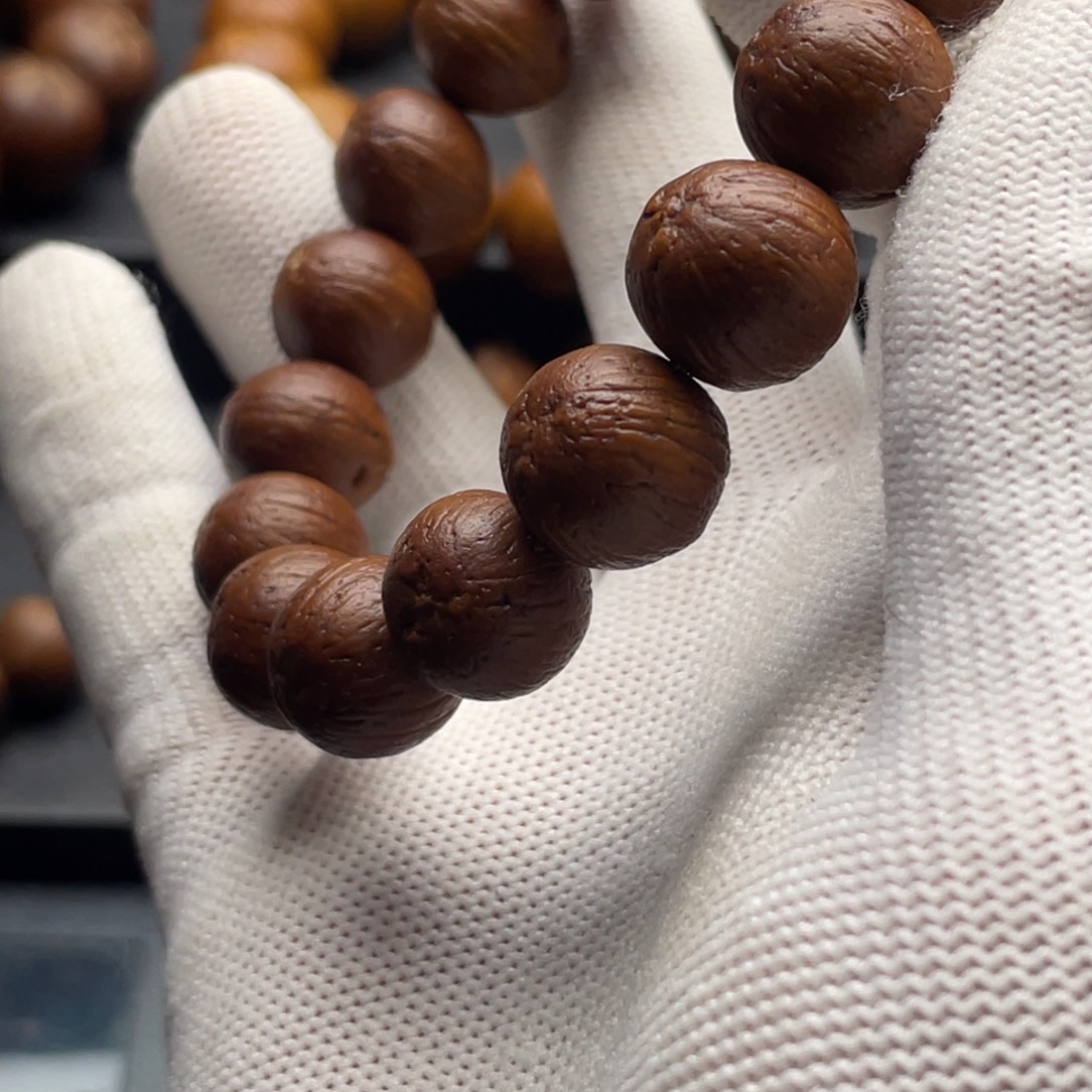 海***波手串紫金鼠13尺寸纯圆