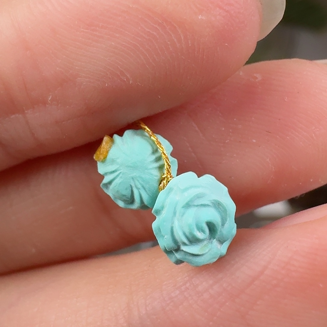 绿松石珠宝奇石未镶嵌