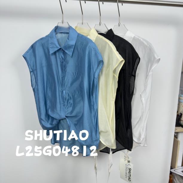 【SHUTIAO】2025夏季：新款小众设计款衬衫L25G04812