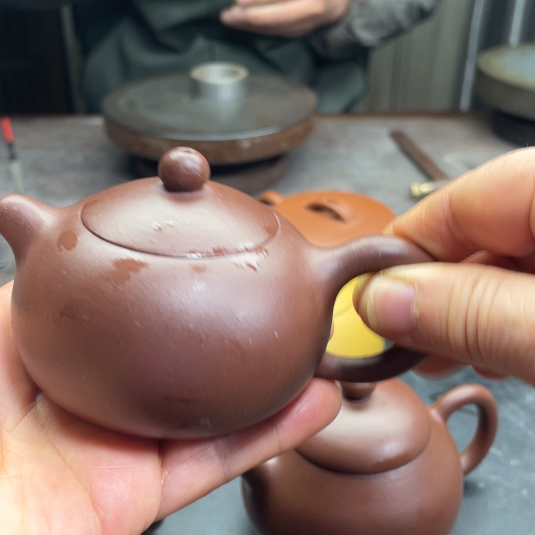 紫砂茶壶一***6贵妃壶，底槽清泥