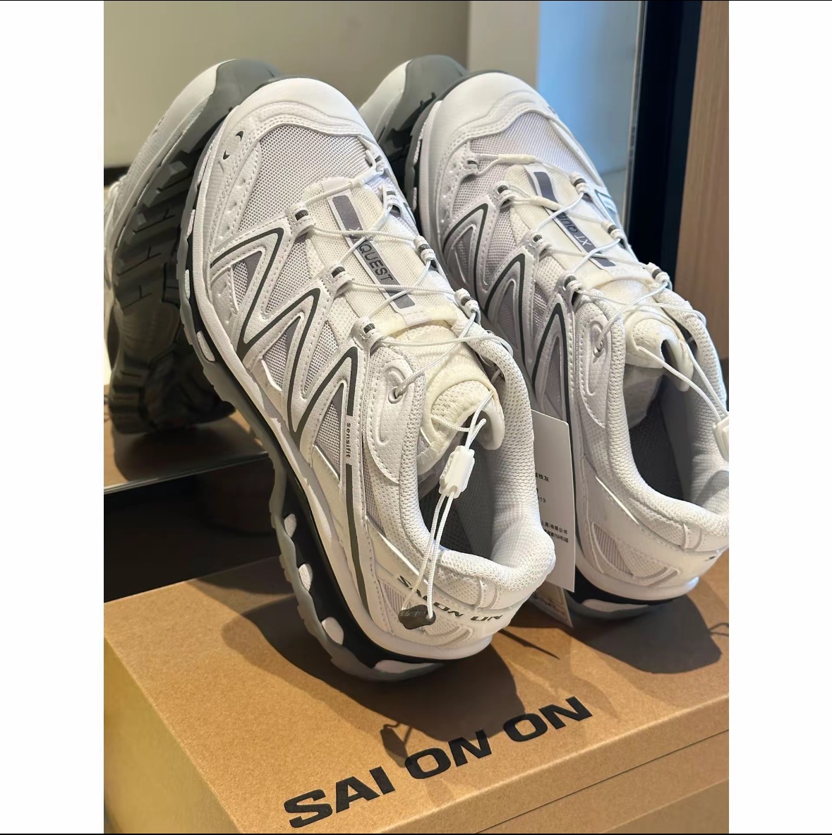 XQ萨家爆款莆户外运动休闲登山防滑厚底男女情侣运动潮流鞋