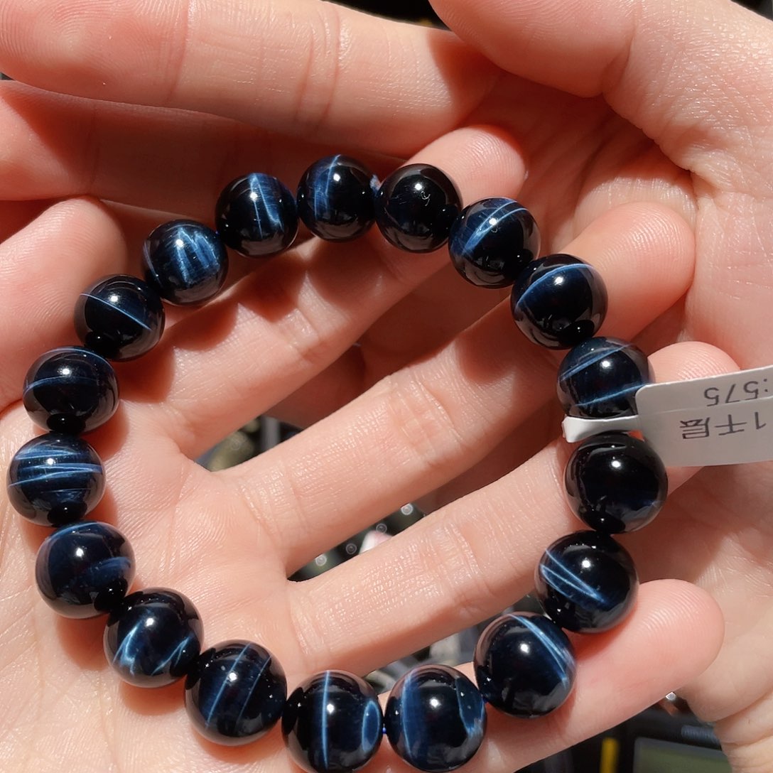 木变石（虎睛石）手链未镶嵌华*?