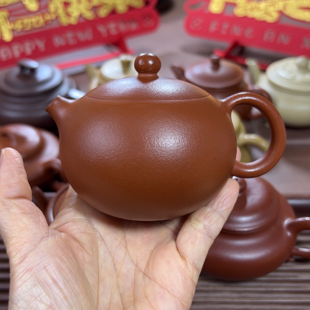 朱泥茶壶小煤窑朱泥 掌上明珠 180cc