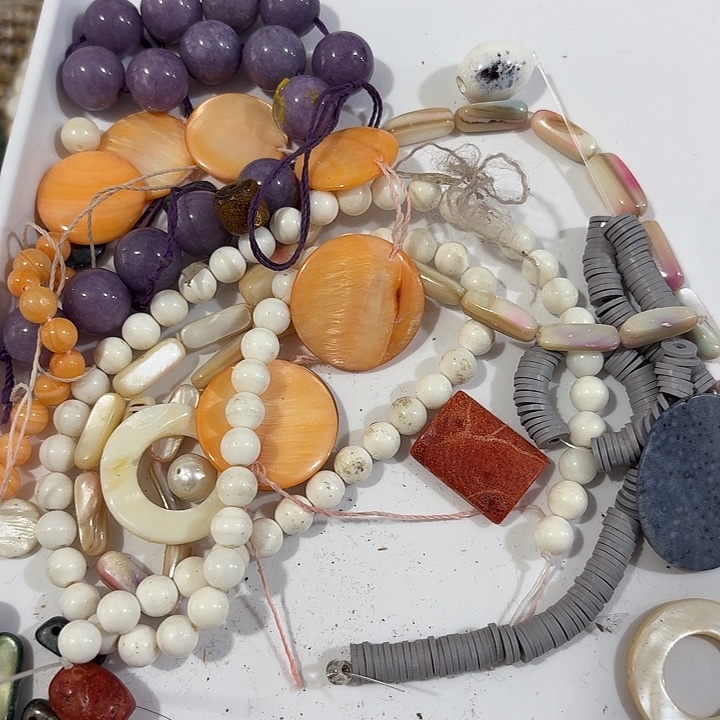 玛瑙/玉髓合金珠宝半成品36号打包