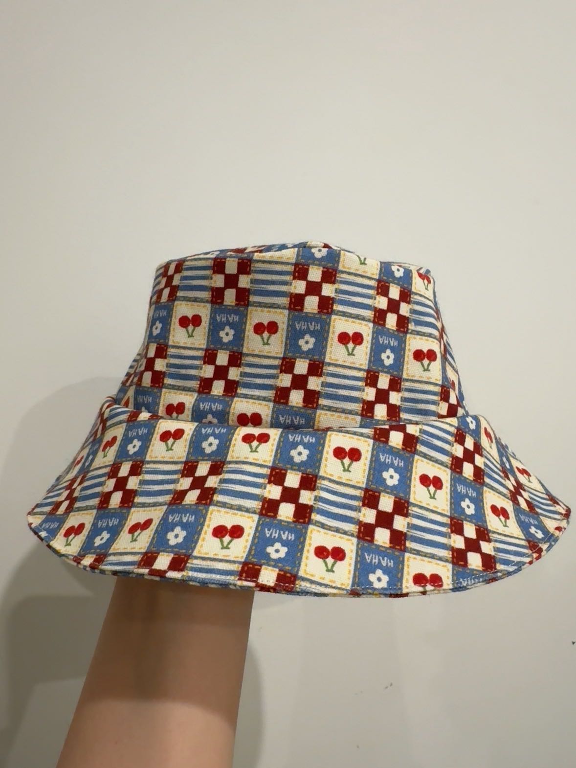 40支全棉府绸13372格子樱桃旗袍衬衣肠圈床品夏季布料