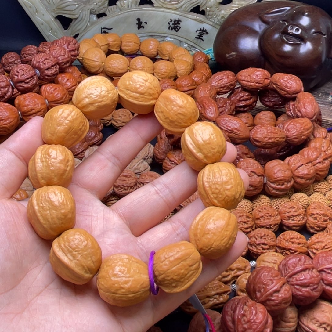 悠***然吊坠文玩核桃木鱼