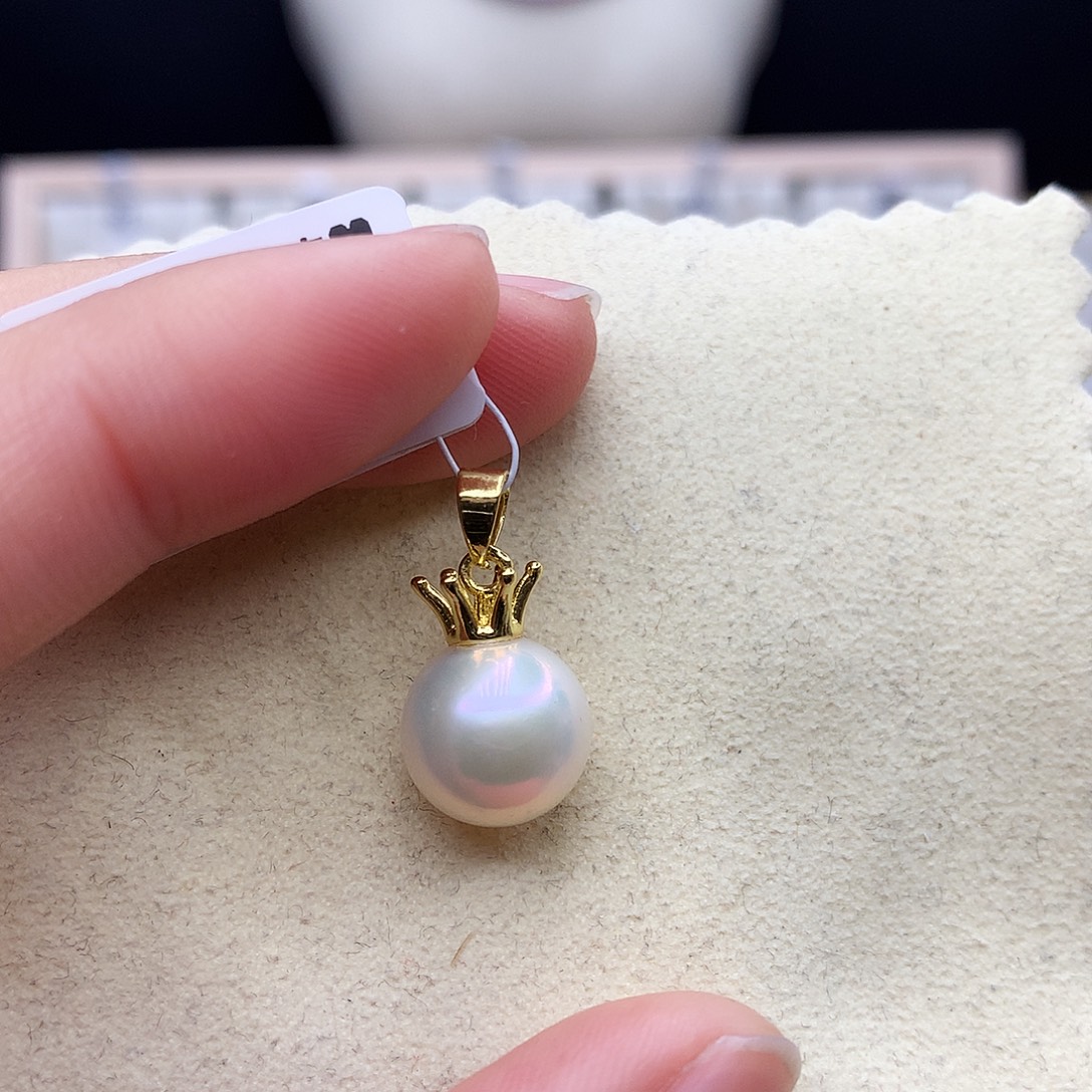 颈饰合金淡水珍珠