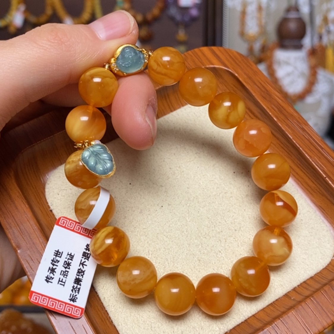 【闪购商品】手链蜜蜡未镶嵌手串