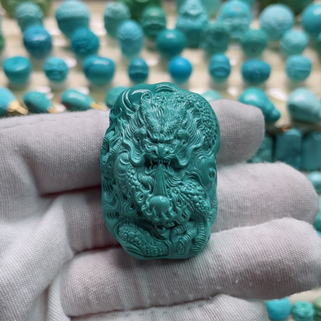 绿松石珠宝奇石未镶嵌