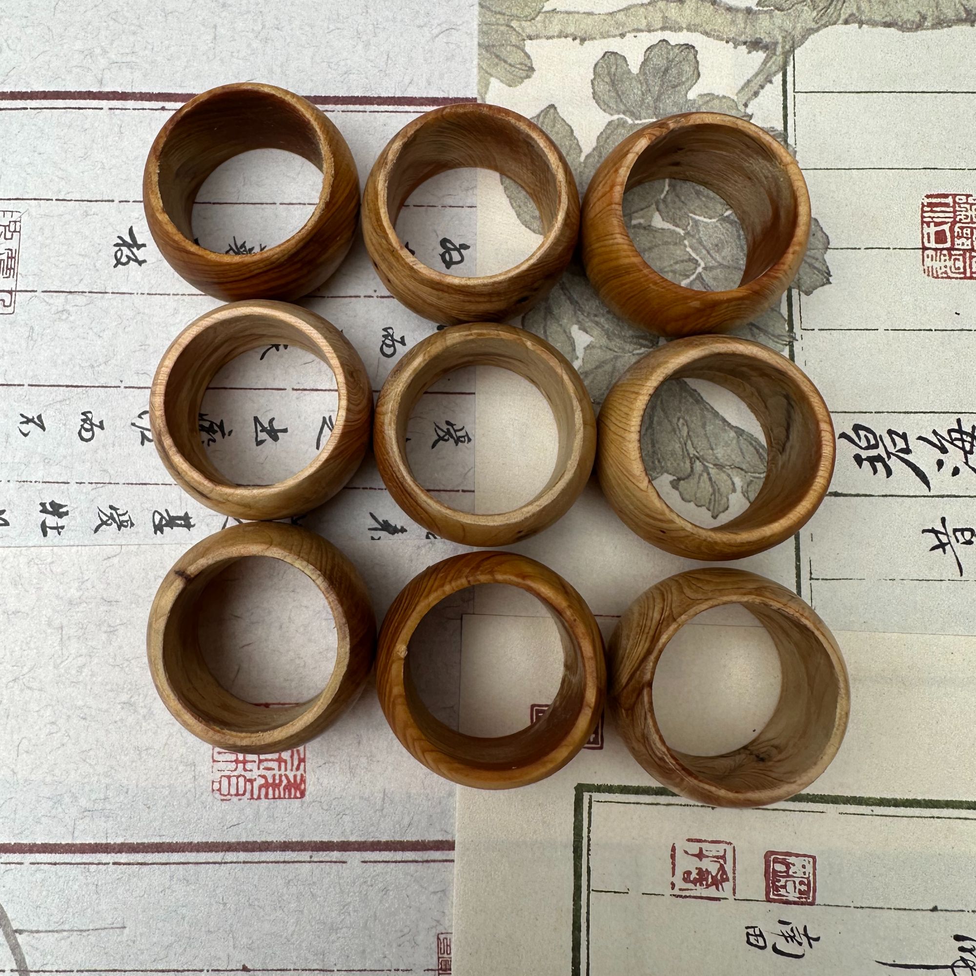 柏柏男款扳指戒指多样性发货