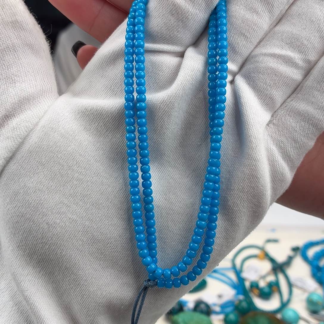 绿松石未镶嵌配饰3.5mm