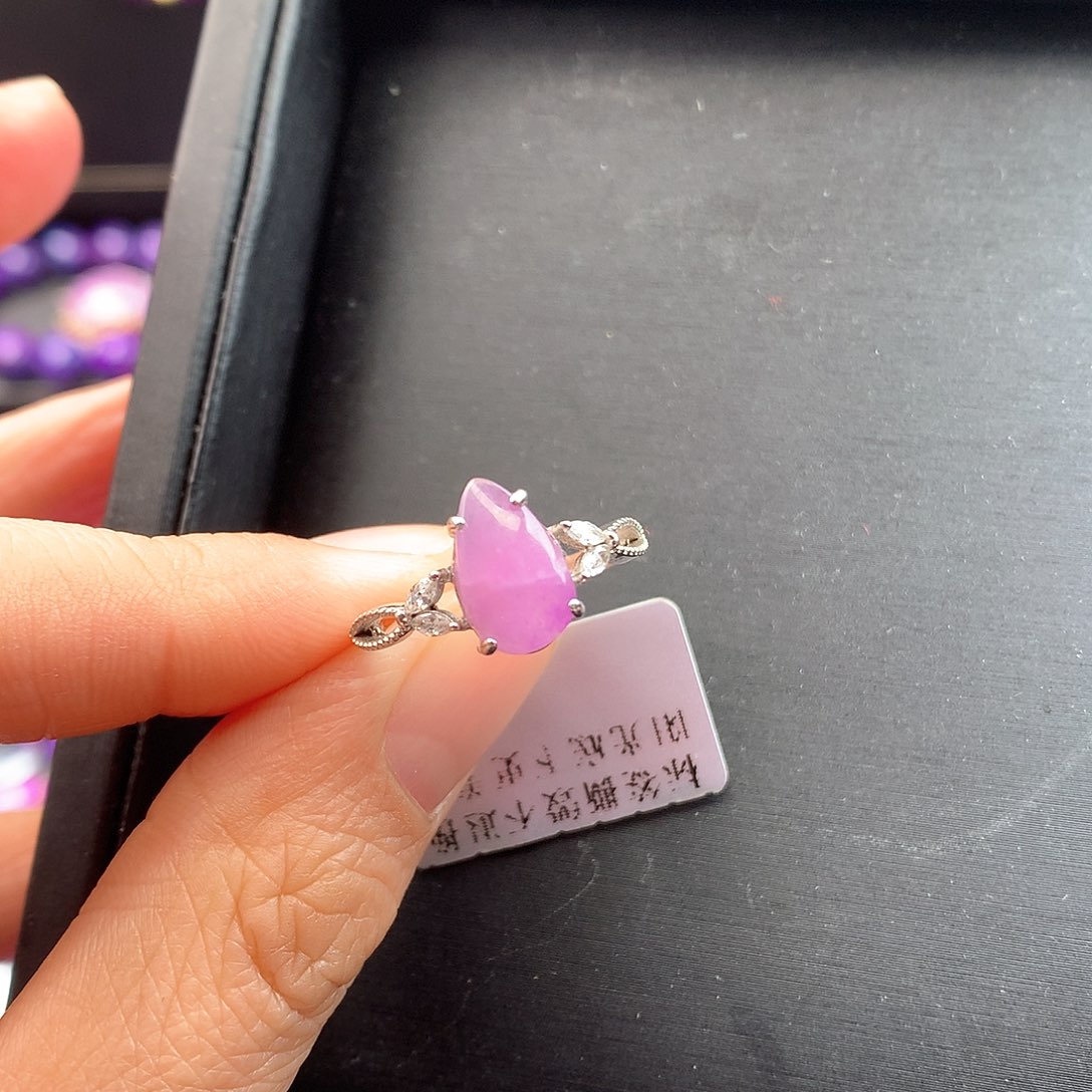 苏纪石（舒俱来）戒指银S925镶嵌