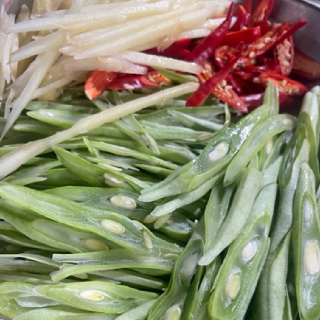 四季豆炒肉丝（肉丝约150-260克）