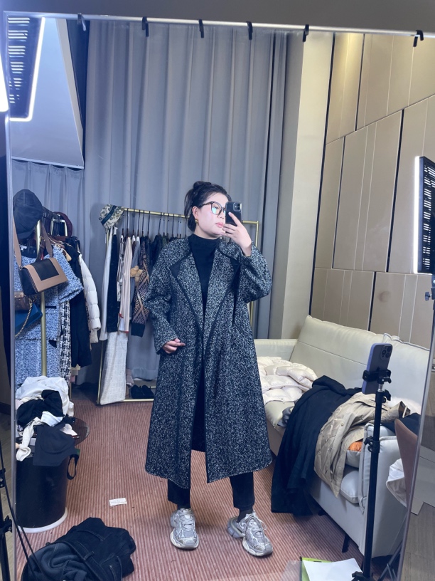 HMM长款微厚大衣