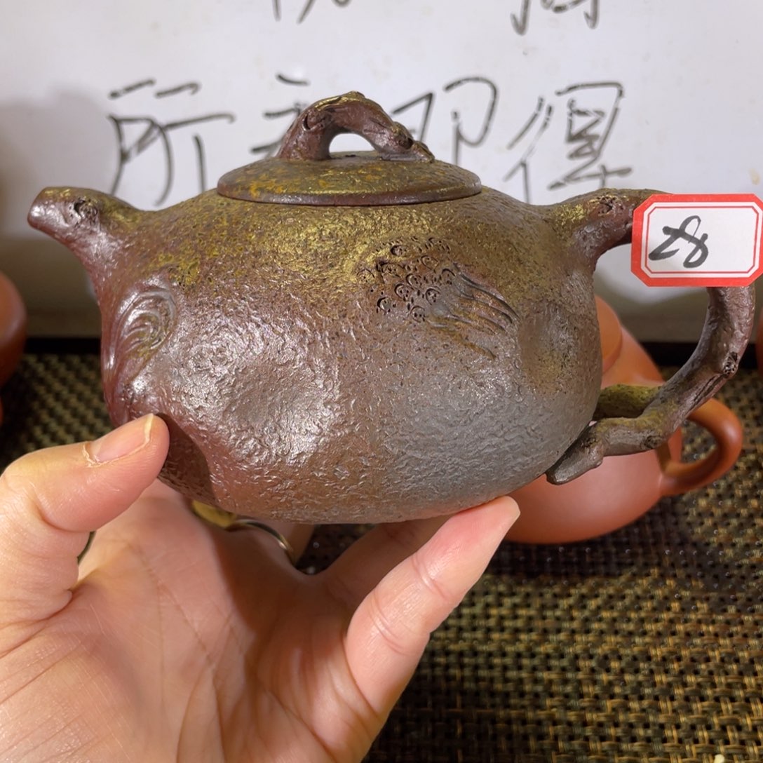 紫砂茶壶供春柴烧