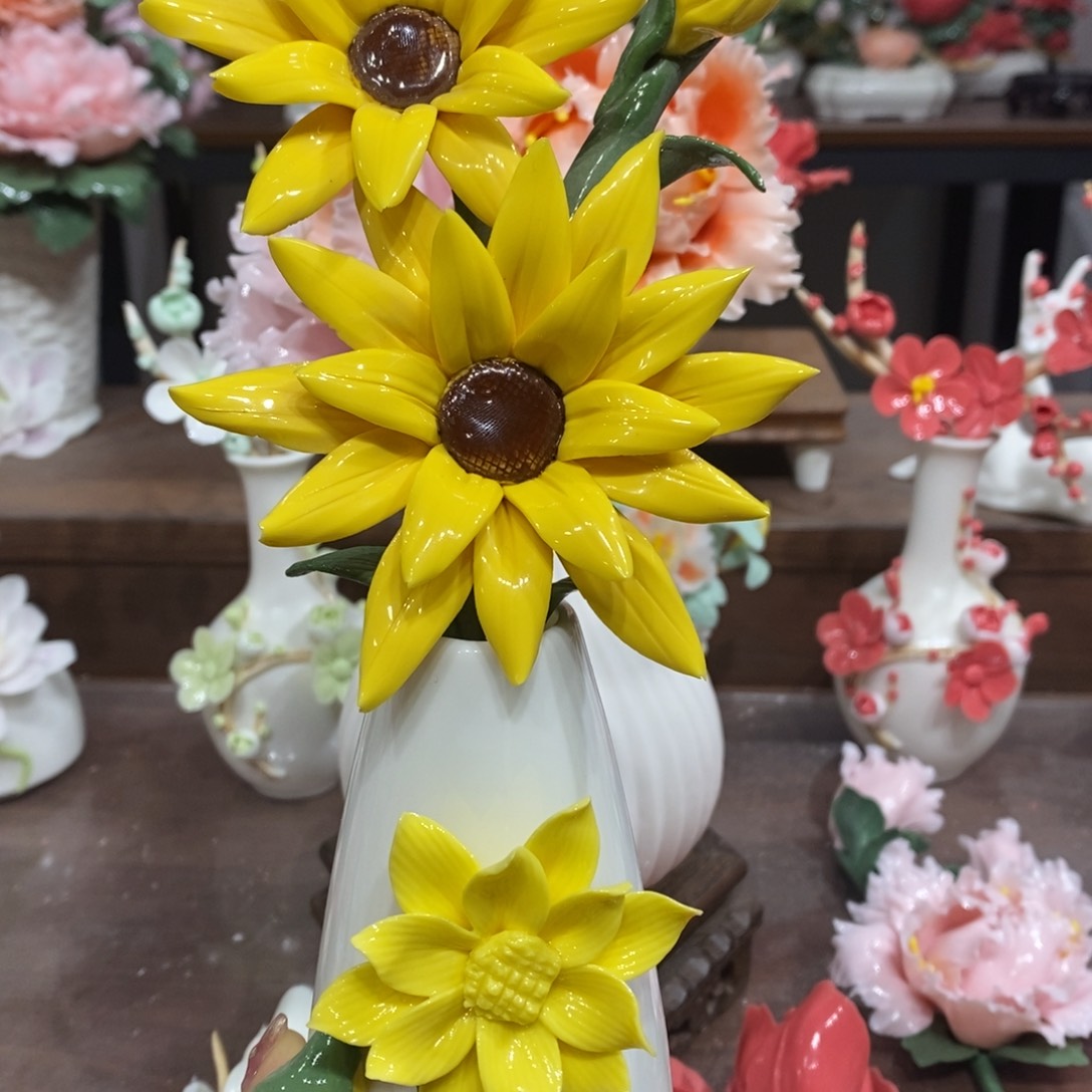 瓷片陶瓷工艺品摆件