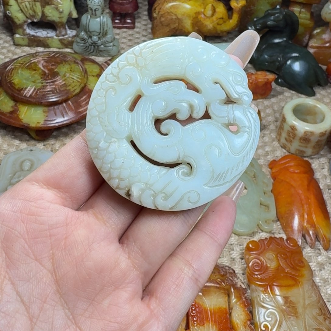 吊坠白玉菩提挂件