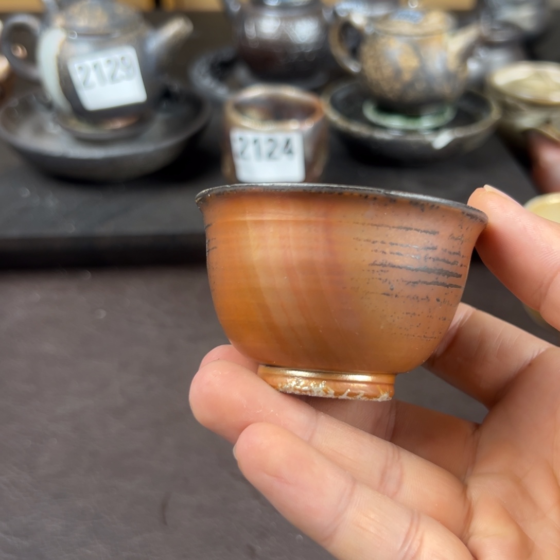 杯柴烧茶器主人杯