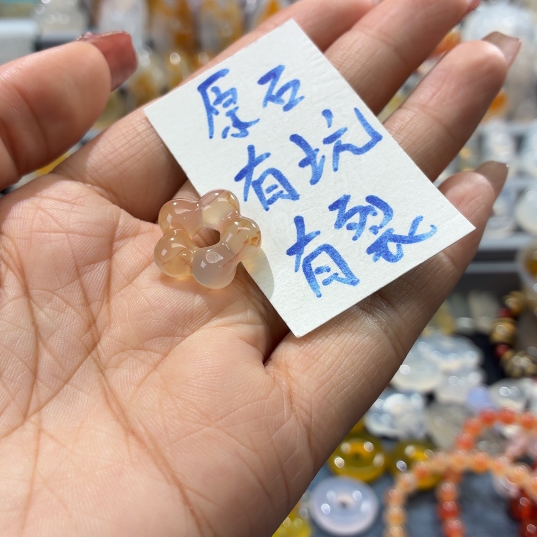 ༂***露玛瑙/玉髓未镶嵌吊坠(不含链)