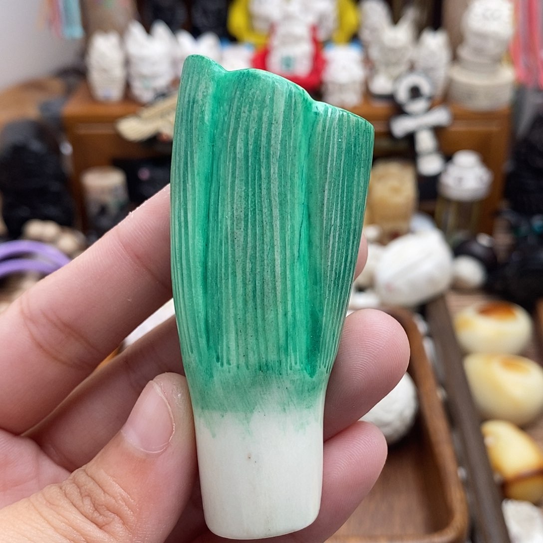 鹿骨把件c30大葱不退换