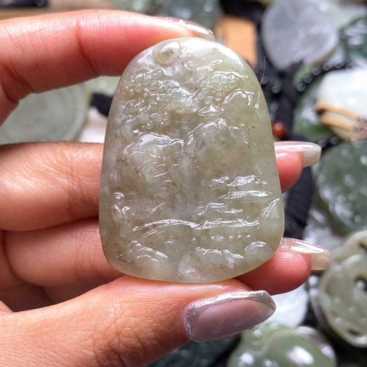 和田玉颈饰未镶嵌