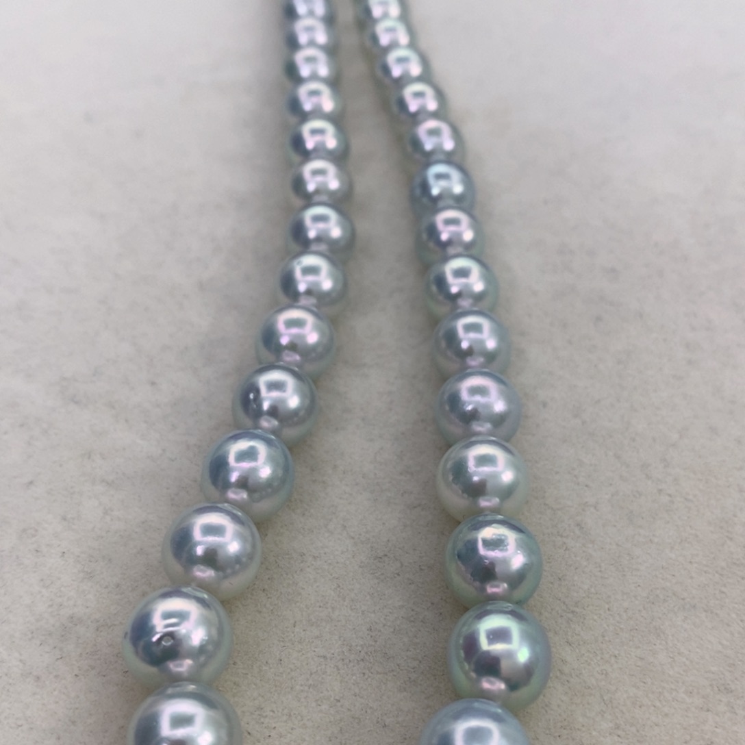 海水珍珠颈饰14K金镶嵌9-10mm真多麻