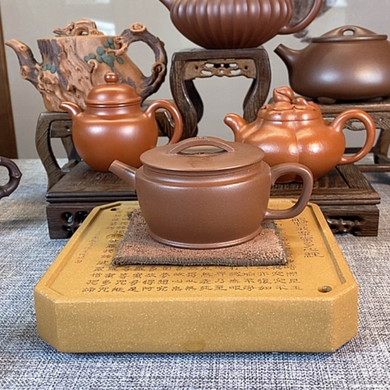 【闪购商品】茶壶紫砂方**理宜兴紫砂壶收藏