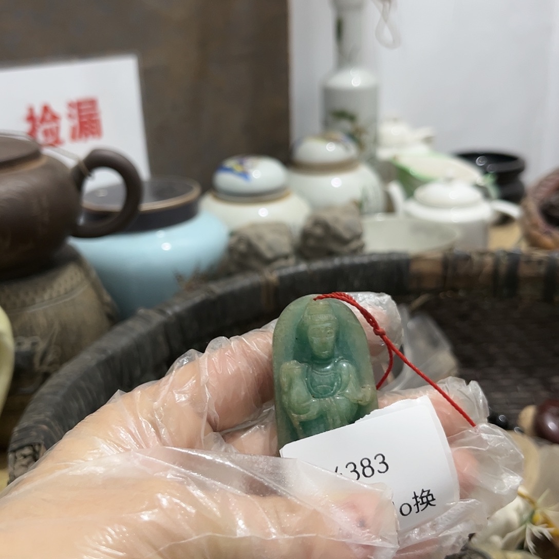 景***哥老挝石4383号工艺品
