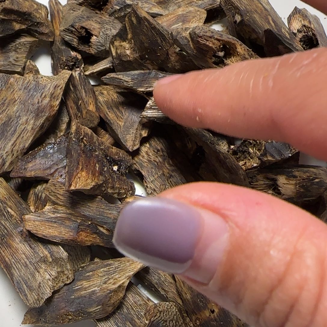 竹奇楠块料高油薰香100克