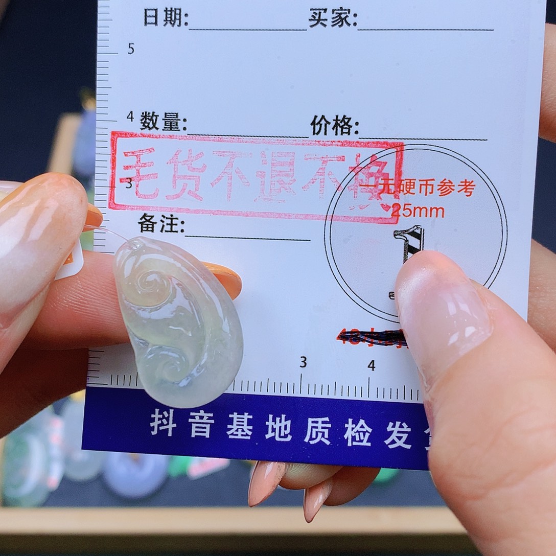翡翠未镶嵌颈饰翡翠