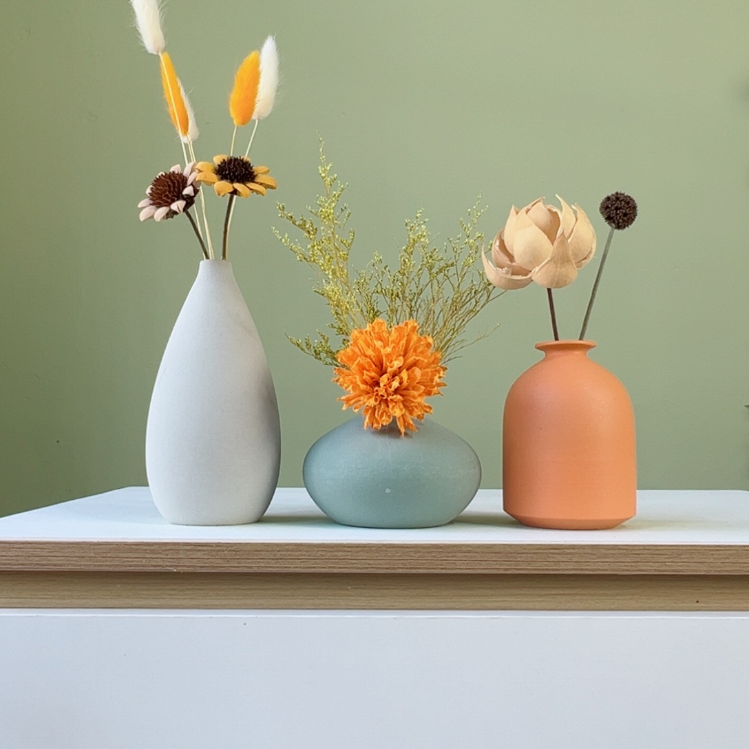 摆件花瓶带花高度20-30厘米左右